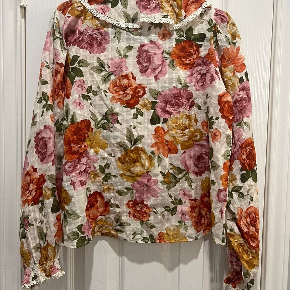 Show Me Your MuMu Fall Multicolor Floral Blouse - Picture 5 of 14